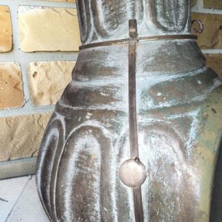 Aztekenofen Pista Herreria Verde aus Ton, Detailansicht